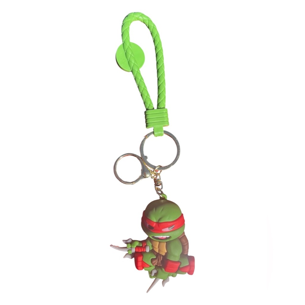Teenage Mutant Ninja Turtles Raphael Silicone 3D Keychain